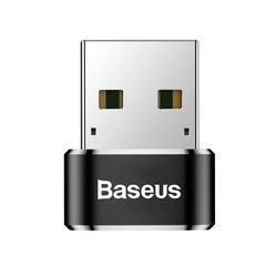 Baseus Mini USB-C to USB-A adapter - black-CAAOTG-01