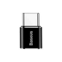 Baseus Micro Female To Type-C Male Adapter Converter Black (CAMOTG-01)