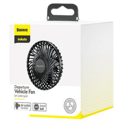 Baseus Departure Vehicle Fan (Air Outlet Type) (CXQC-A03) (black)