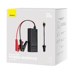 Baseus IGBT Power Inverter 300W (220V CN/EU ) Black-CGNB010101