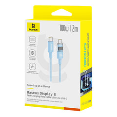 Baseus Display 2 Fast Charging Data Cable USB-C to USB-C 100W
