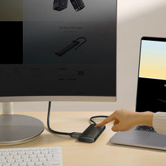 Baseus Lite Series 5-Port USB-C to HDMI+USB3.0x3+PD (Black)-WKQX080201