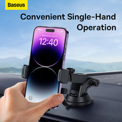 Holder Car Phone Holder Baseus Ultra Control Pro (Black)-C40351600113-00