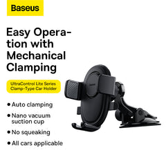 Baseus UltraControl Lite Series Car Holder Cluster Black-C40351700111-00