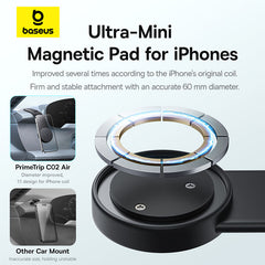 Baseus PrimeTrip C02 Air Magnetic Car Mount Stick-on Type Cluster Black-C40182801113-01
