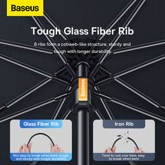 Baseus Car CoolRide Windshield Sun Shade Umbrella Lite Small Black-CRKX000001