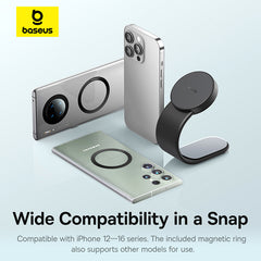 Baseus PrimeTrip C02 Air Magnetic Car Mount Stick-on Type Cluster Black-C40182801113-01