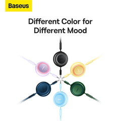 Baseus Bright Mirror 2 Series Retractable 3-in-1 Fast Charging Data Cable USB to M+L+C 3.5A 1.1m