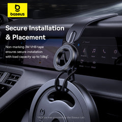 Baseus C02 Go Series Magnetic Car Phone Mount Cluster Black