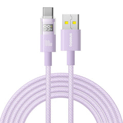 Baseus Display 2 Fast Charging Data Cable USB-A to USB-C 100W