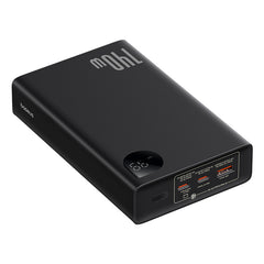 OS-Baseus Adaman Digital Display Fast Charge Power Bank 24000mAh 140W Cluster Black(With Superior Series Fast Charging Data Cable Type-C to Type-C 240W (48V/5A) 1m Black)