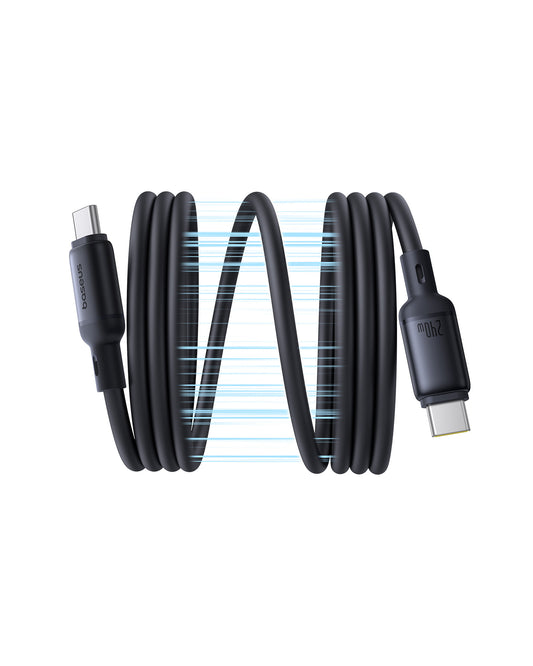 Baseus PicoGo Magnetic Liquid Silicone Fast Charging Cable USB-C to USB-C 240W