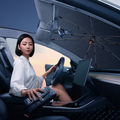 Baseus Car CoolRide Windshield Sun Shade Umbrella Lite Small Black-CRKX000001