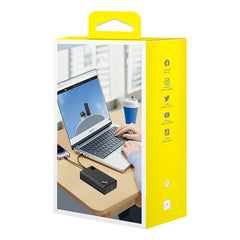 OS-Baseus Adaman Digital Display Fast Charge Power Bank 24000mAh 140W Cluster Black(With Superior Series Fast Charging Data Cable Type-C to Type-C 240W (48V/5A) 1m Black)