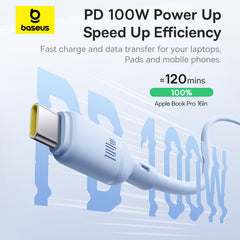 Baseus Silky Series Fast Charging Cable Type-C to Type-C 100W -P10377704313-00