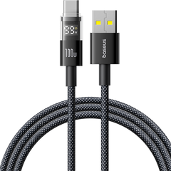 Baseus Display 2 Fast Charging Data Cable USB-A to USB-C 100W