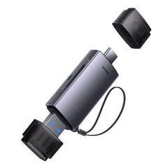 Baseus Lite Series USB-A + Type-C to TF Memory Card Reader Portable 2TB Large Capacity Card Reader Compatible with Phones Tablets Laptops WKQX060113