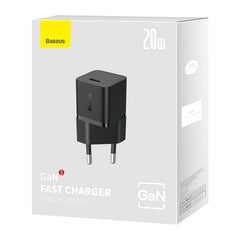 Baseus GaN5 Fast Charger(mini) 1C 20W EU Black