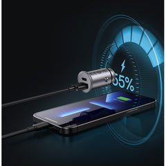 Baseus Circular metal A+C 30W PPS Car Charger Silver-CCALL-BS0S