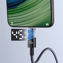 Baseus Display 2 Fast Charging Data Cable USB-A to USB-C 100W