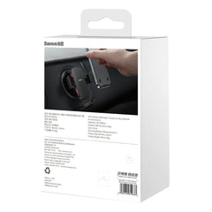 Baseus Metal Age II Round Air Vent Gravity Phone Holder Black (SUJS030001)