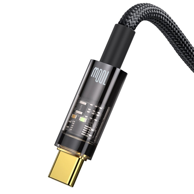 Baseus Explorer Series Auto Power-Off Fast Charging Data Cable USB to Type-C 100W