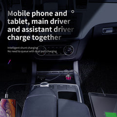 Baseus Magic Series PPS USB-C / USB-A 45W PD QC 6A car charger - black-CCMLC20C-01