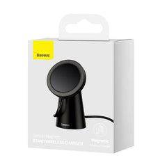 Baseus Simple Magnetic Stand Wireless Charger Black (CCJJ000001)