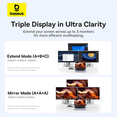 Baseus USB Hub Metal Gleam Series Multi-functional Type-C-B00061801123-00