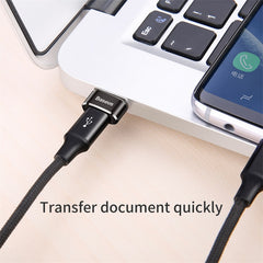 Baseus Mini USB-C to USB-A adapter - black-CAAOTG-01
