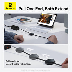 Baseus Free2Pull Mini Charging Cable USB-C to USB-C 60W 1m