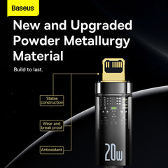 Baseus Explorer Series USB Type C - Lightning cable 20W (CATS000001)