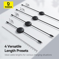 Baseus Free2Pull Mini Charging Cable USB-C to USB-C 60W 1m