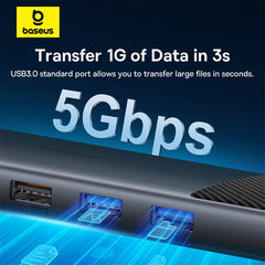 Baseus USB Hub Metal Gleam Series Multi-functional Type-C-B00061801123-00