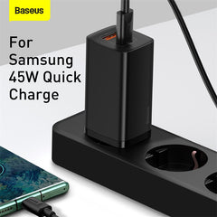 Baseus GaN2 Lite Quick ChargerC U 65W EU Black CCGAN2L-H01