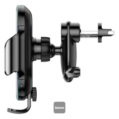 Baseus Automatic Electric Car Holder Qi Wireless Charger 15W Black (WXHW03-01)