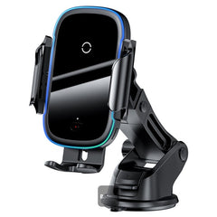 Baseus Automatic Electric Car Holder Qi Wireless Charger 15W Black (WXHW03-01)