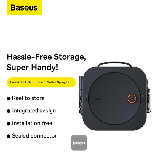 BASEUS GF8 Self-storage Water Spray Gun 16.2m Rotating Adjustable Car Washer for Garden, Car Cleaning CPGF130101