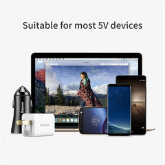 Baseus Mini USB-C to USB-A adapter - black-CAAOTG-01