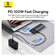 Baseus USB Hub Metal Gleam Series Multi-functional Type-C-B00061801123-00