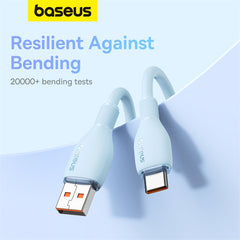 Baseus Cable USB to Type-C Pudding Series Fast Charging, 100W, -P10355703111-00