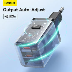 Baseus GaN5 Pro Fast Charger C+C 40W EU Black-CCGP180101