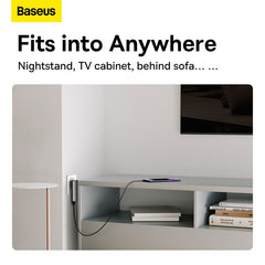 Baseus GaN5 Pro Ultra Slim Flat USB-C + USB-A 65W Fast Charger - CCGP150113