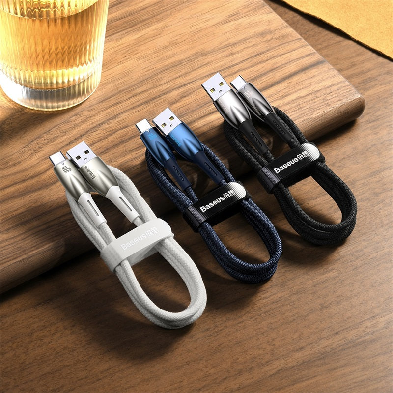 Baseus Glimmer Series fast charging cable USB-A - USB-C 100W