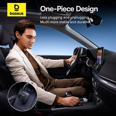 Baseus SafeJourney Series Car Audio Adapter Space Grey-C10745100813-00