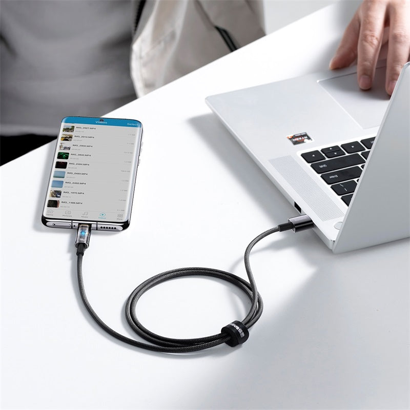 Baseus Explorer Series Auto Power-Off Fast Charging Data Cable USB to Type-C 100W