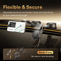 Baseus PrimeTrip C02 Magnetic Car Mount Suction Cup Version Cosmic Black-C0013100