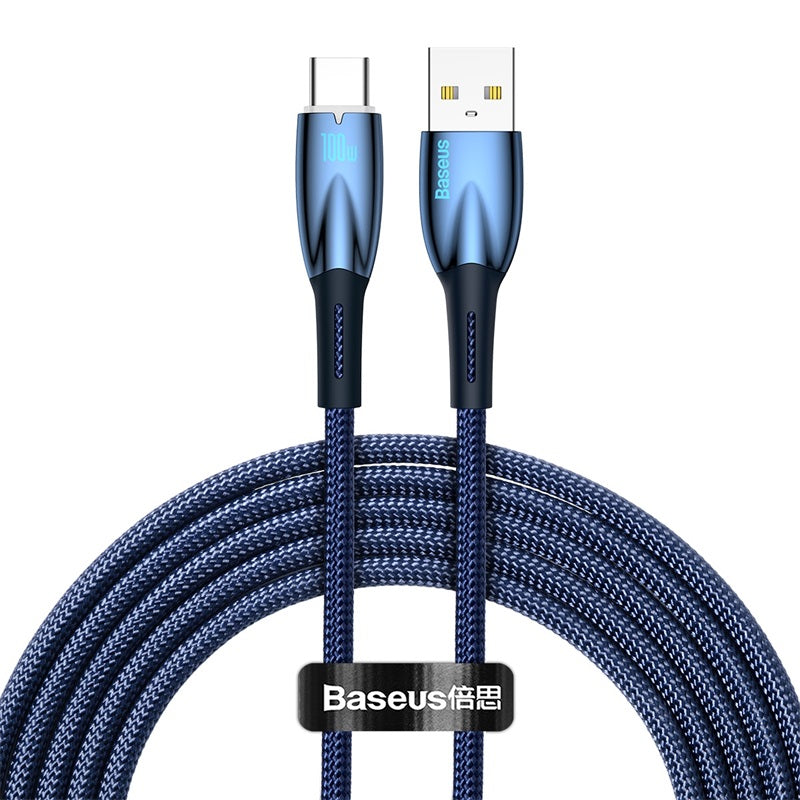 Baseus Glimmer Series fast charging cable USB-A - USB-C 100W