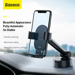 Baseus Simplism gravity car mount holder with suction base Black-SUYL-JY01