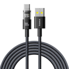 Baseus Display 2 Fast Charging Data Cable USB-A to USB-C 100W